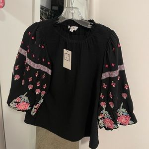 THML floral blouse - small